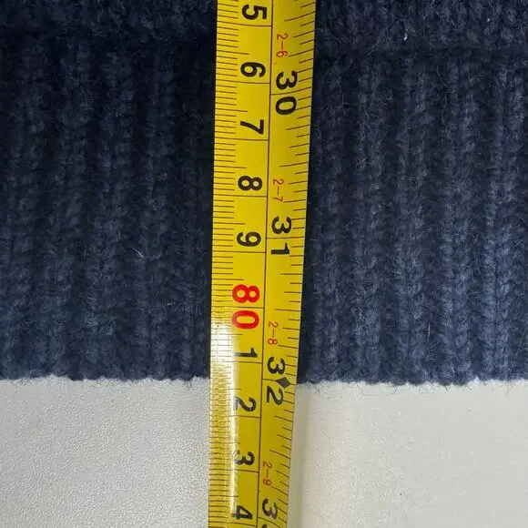 Men's L.L.Bean Classic Ragg Wool Sweater Full-Zip Flannel-Lined Navy XXL Tall - Picture 11 of 11